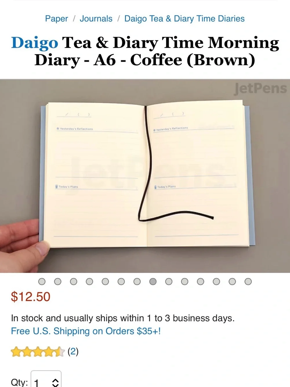 Morning, Coffee & a Journal - Coffee Color